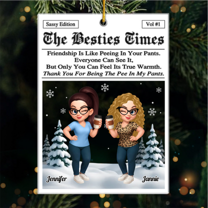 Personalized Best Friend Christmas Birthday Gifts For Women, Besties, Sisters, BFF - Our Bond Our Magic