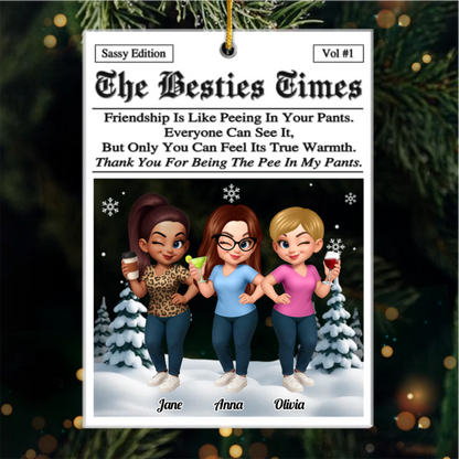 Personalized Best Friend Christmas Birthday Gifts For Women, Besties, Sisters, BFF - Our Bond Our Magic