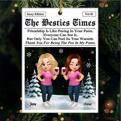 Personalized Best Friend Christmas Birthday Gifts For Women, Besties, Sisters, BFF - Our Bond Our Magic