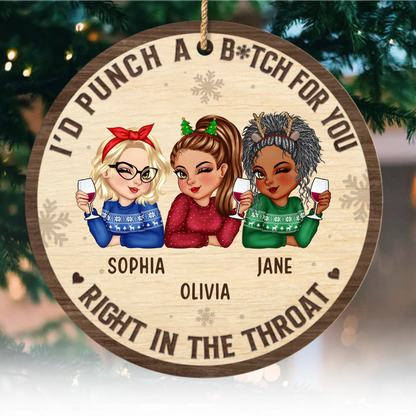 Gia Đình - Hồng Y Mẹ Bố Bà Ông Nội Hồng Y Vòng Tròn Trang Trí