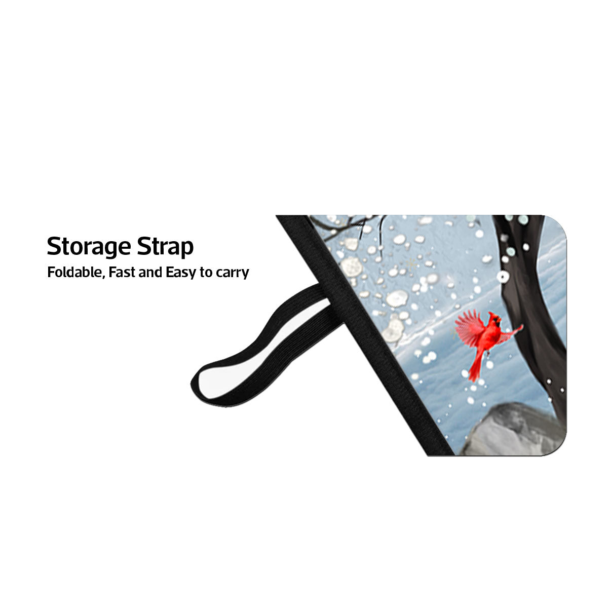 Carry You With Me Photo Memorial Personalized Car Sunshade, Sympathy Gift