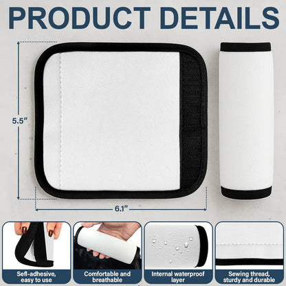 Custom Photo Hands Off My Bag - Personalized Luggage Handle Wrap