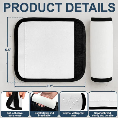 Tropical Pattern Name - Personalized Luggage Handle Wrap