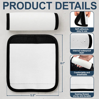 Toile De Jouy Mom Grandma Nana - Personalized Luggage Handle Wrap