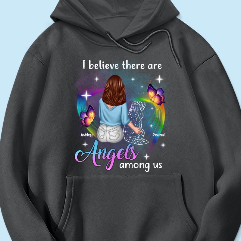 Angels Among Us Dog Memorial Personalized Shirt