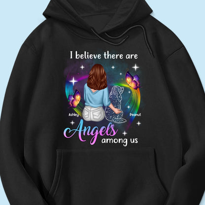 Angels Among Us Dog Memorial Personalized Shirt