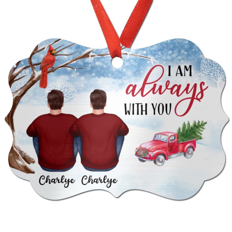 Always With You Family Memorial Personalized Christmas Ornament