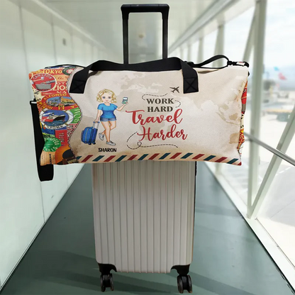 Just A Girl Boy Who Loves Traveling - Personalized Duffle Bag