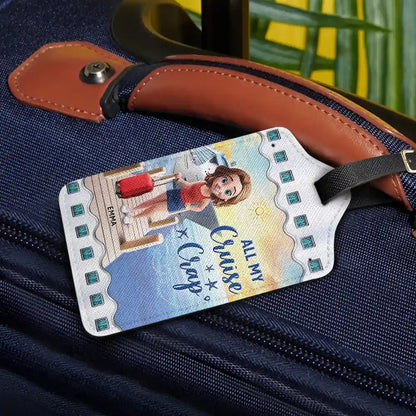 Just A Girl Who Loves Cruising - Personalized Luggage Tag