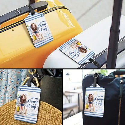 Just A Girl Who Loves Cruising - Personalized Luggage Tag