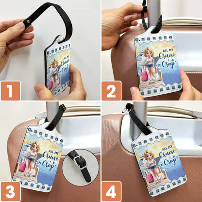 Just A Girl Who Loves Cruising - Personalized Luggage Tag