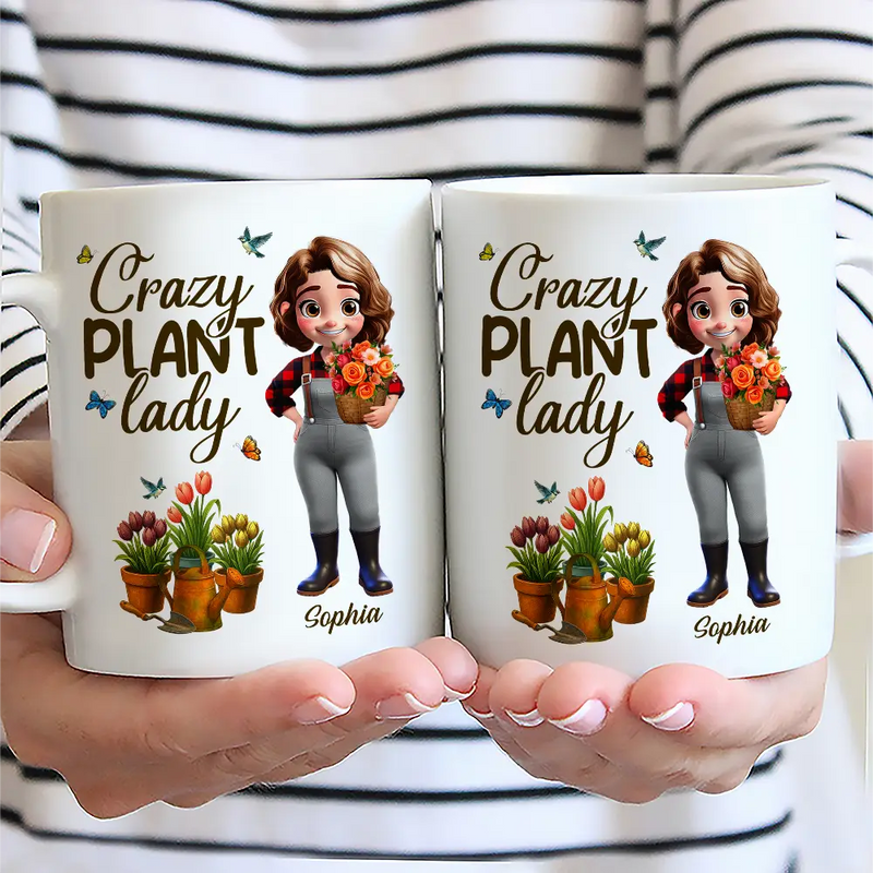 Just A Girl Who Loves Gardening - Personalized Mug