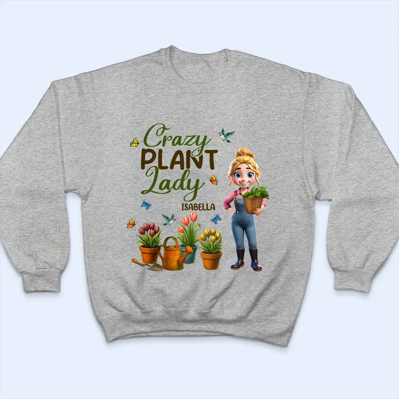 Just A Girl Who Loves Gardening 3D Effect - Personalized T Shirt