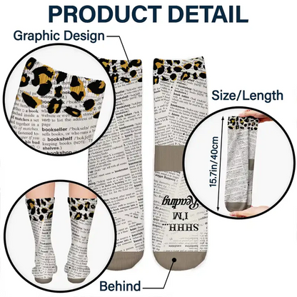 Just One More Chapter - Personalized Socks