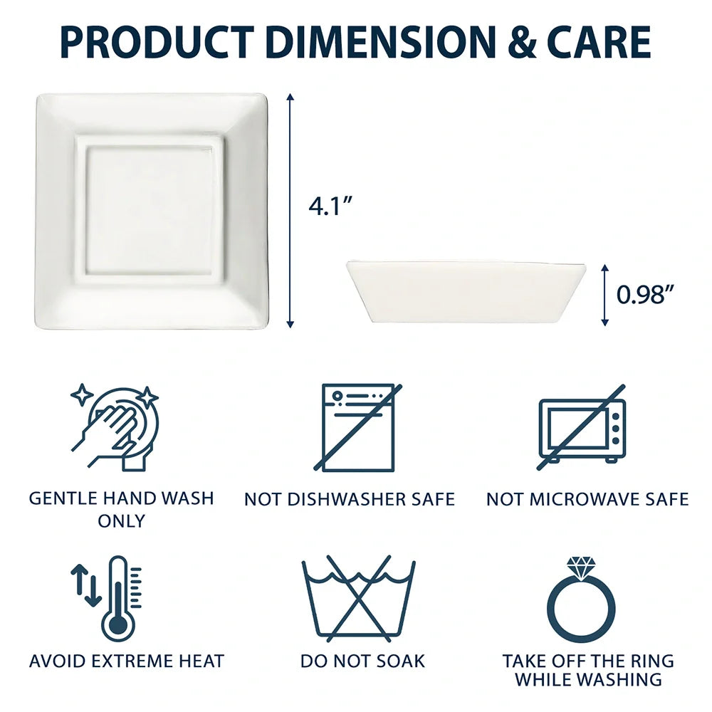 Birth Flower Sisters From The Same Garden - Personalized Ring Dish