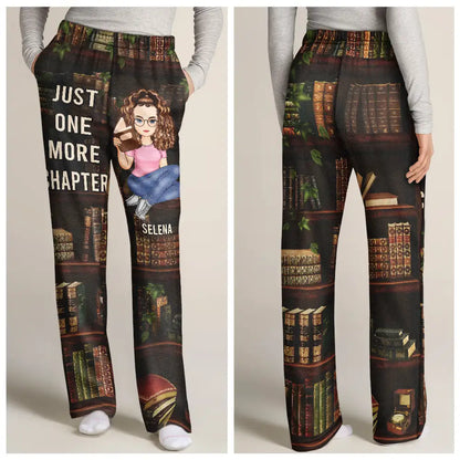 Just A Girl Who Loves Books - Personalized Pajama Pants