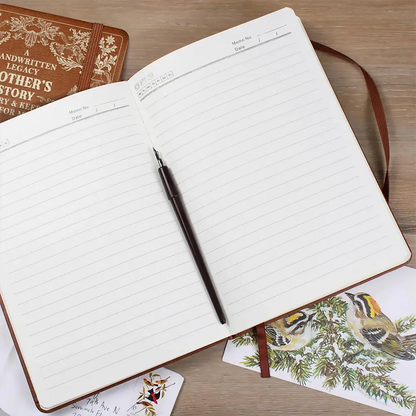 Vintage Mom's Story Memory & Keepsake - Personalized Leather Journal