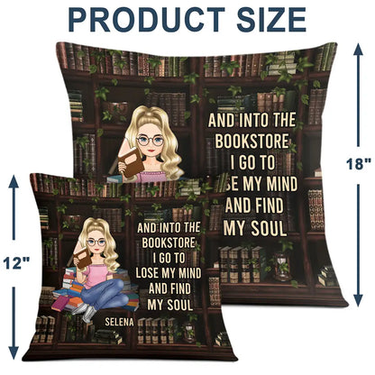 Just A Girl Boy Who Loves Books - Personalized Pillow