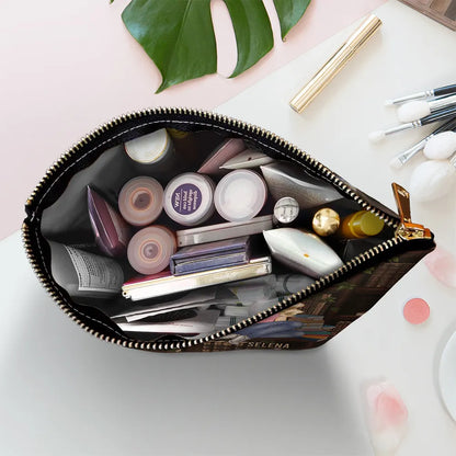 Reading Just A Girl Who Loves Books - Personalized Cosmetic Bag
