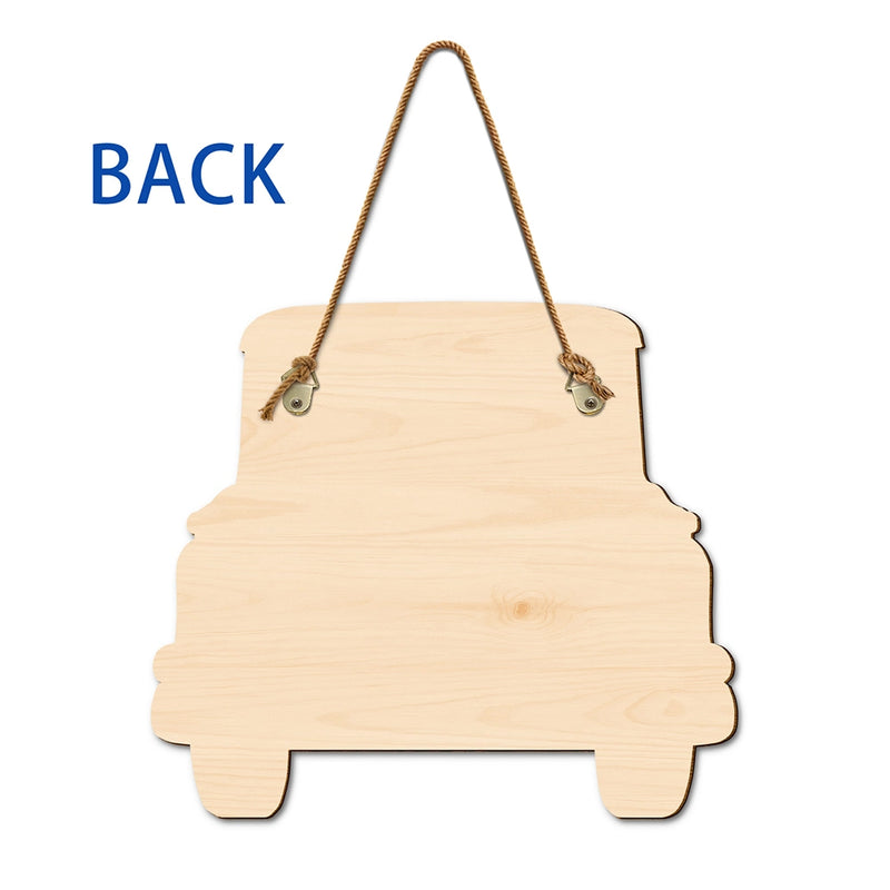 Hope You Brought Alcohol & Dog Treats Truck - Personalized Custom Shaped Wood Sign