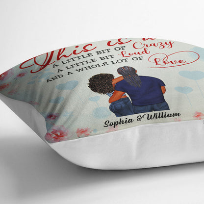 This Is Us A Whole Lot Of Love - Gift For Couple - Personalized Custom Pillow