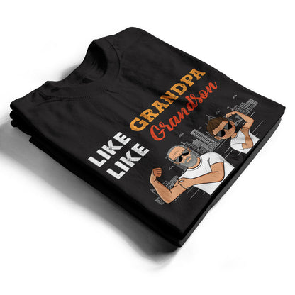 Like Father Like Son - Gift For Family - Personalized Custom T Shirt