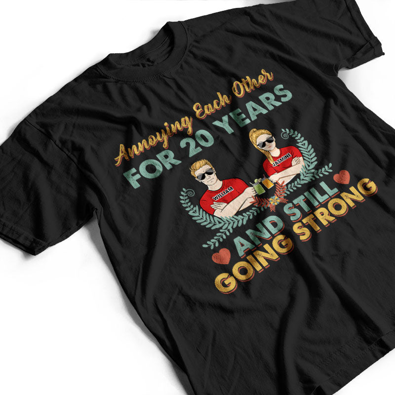 Family Couple Annoying Each Other - Gift For Couple - Personalized Custom T Shirt