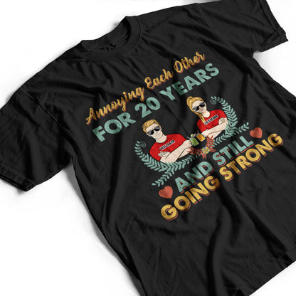 Family Couple Annoying Each Other - Gift For Couple - Personalized Custom T Shirt
