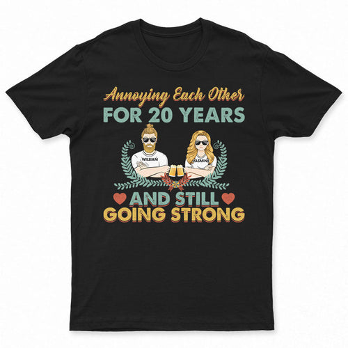 Family Couple Annoying Each Other - Gift For Couple - Personalized Custom T Shirt