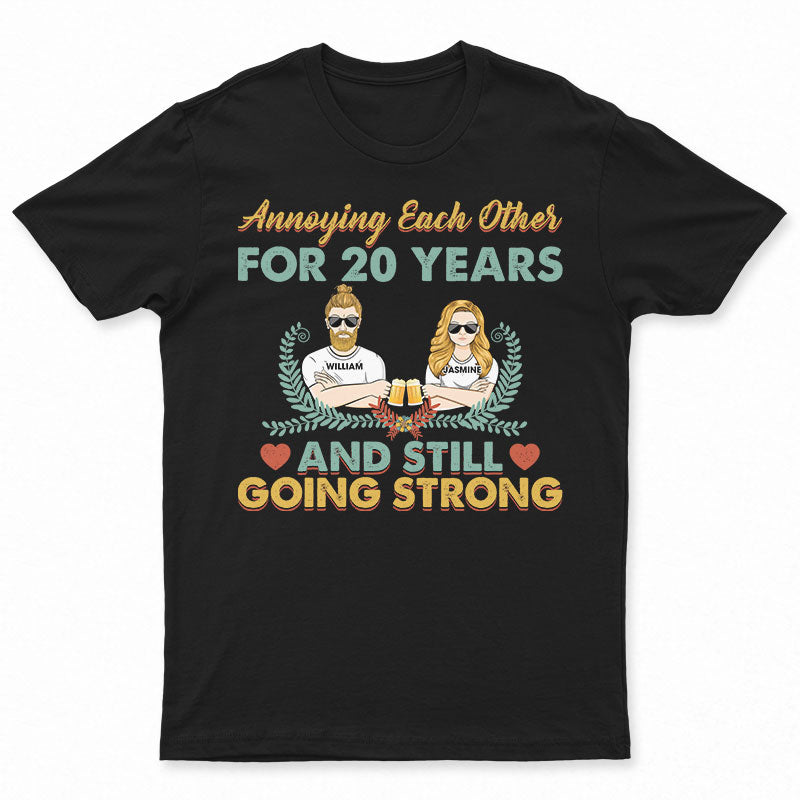 Family Couple Annoying Each Other - Gift For Couple - Personalized Custom T Shirt