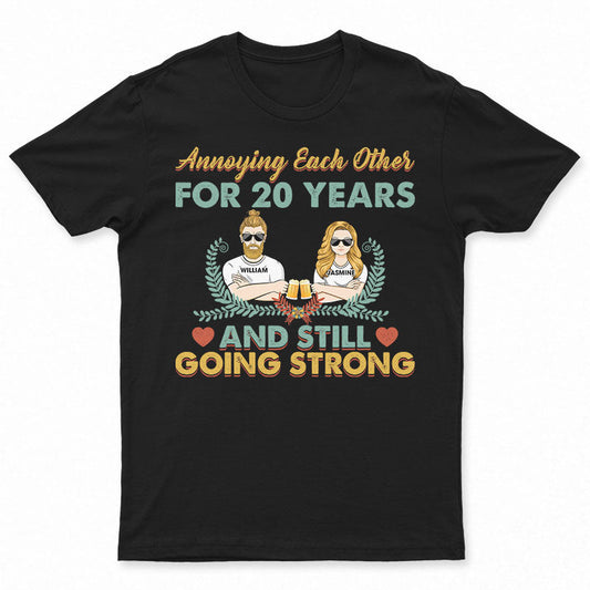 Family Couple Annoying Each Other - Gift For Couple - Personalized Custom T Shirt