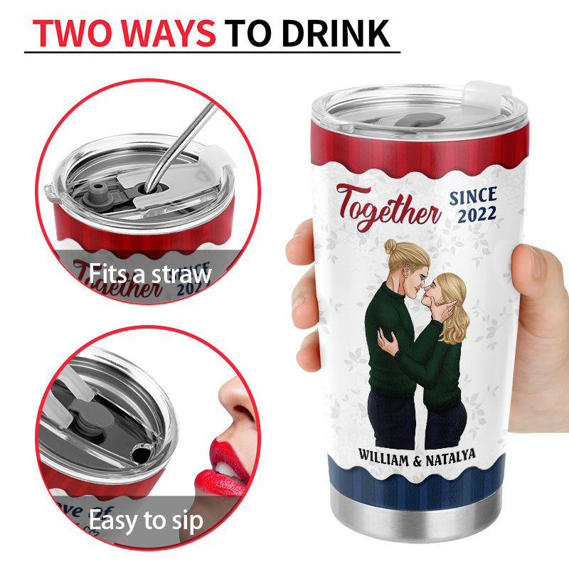 Couple For All We've Shared Together Husband Wife - Gift For Couples - Personalized Custom Tumbler