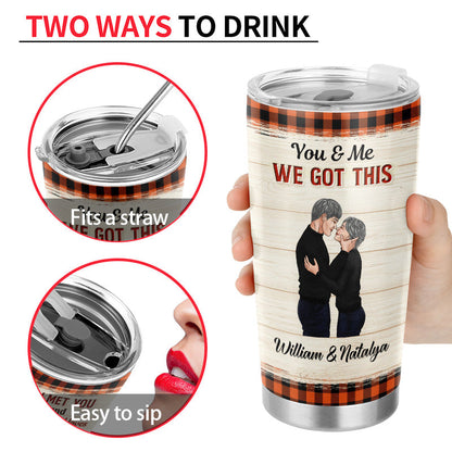Couple The Day I Met You Husband Wife - Gift For Couples - Personalized Custom Tumbler