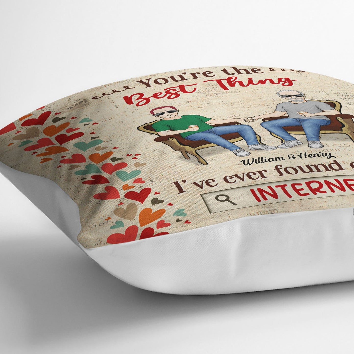 The Best Thing I've Ever Found - Couple Gift - Personalized Custom Pillow