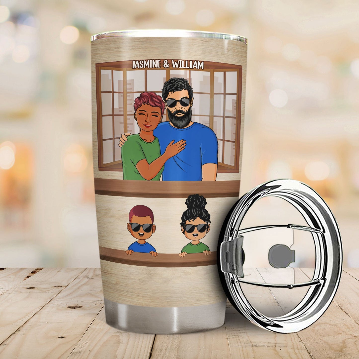 Husband To Wife Our Children Have You As Their Mom - Gift For Mom - Personalized Custom Tumbler
