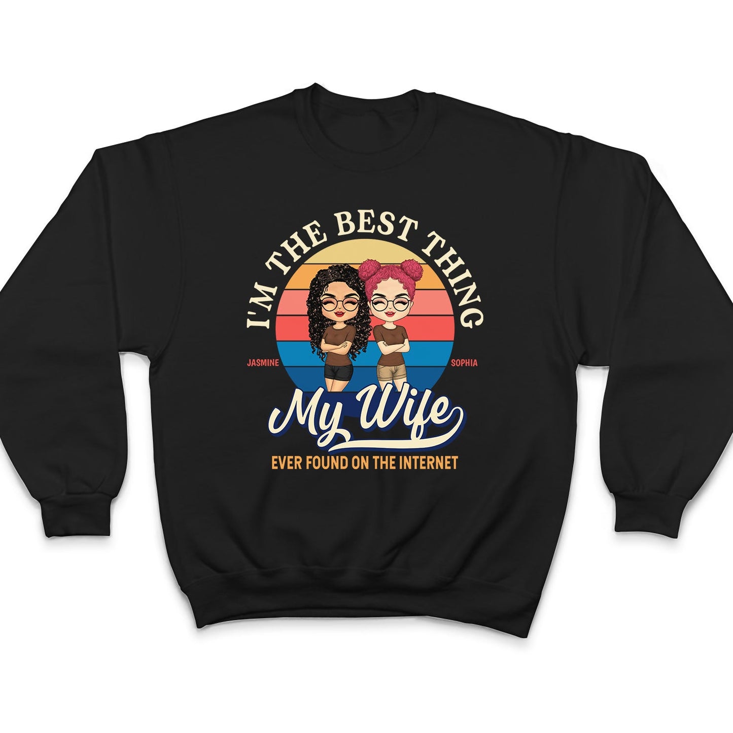 On The Internet - Gift For Couples - Personalized Custom T Shirt