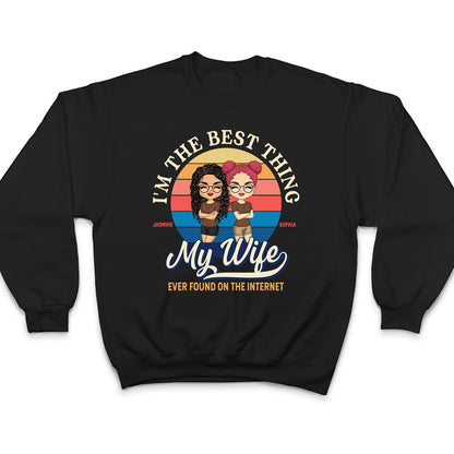 On The Internet - Gift For Couples - Personalized Custom T Shirt