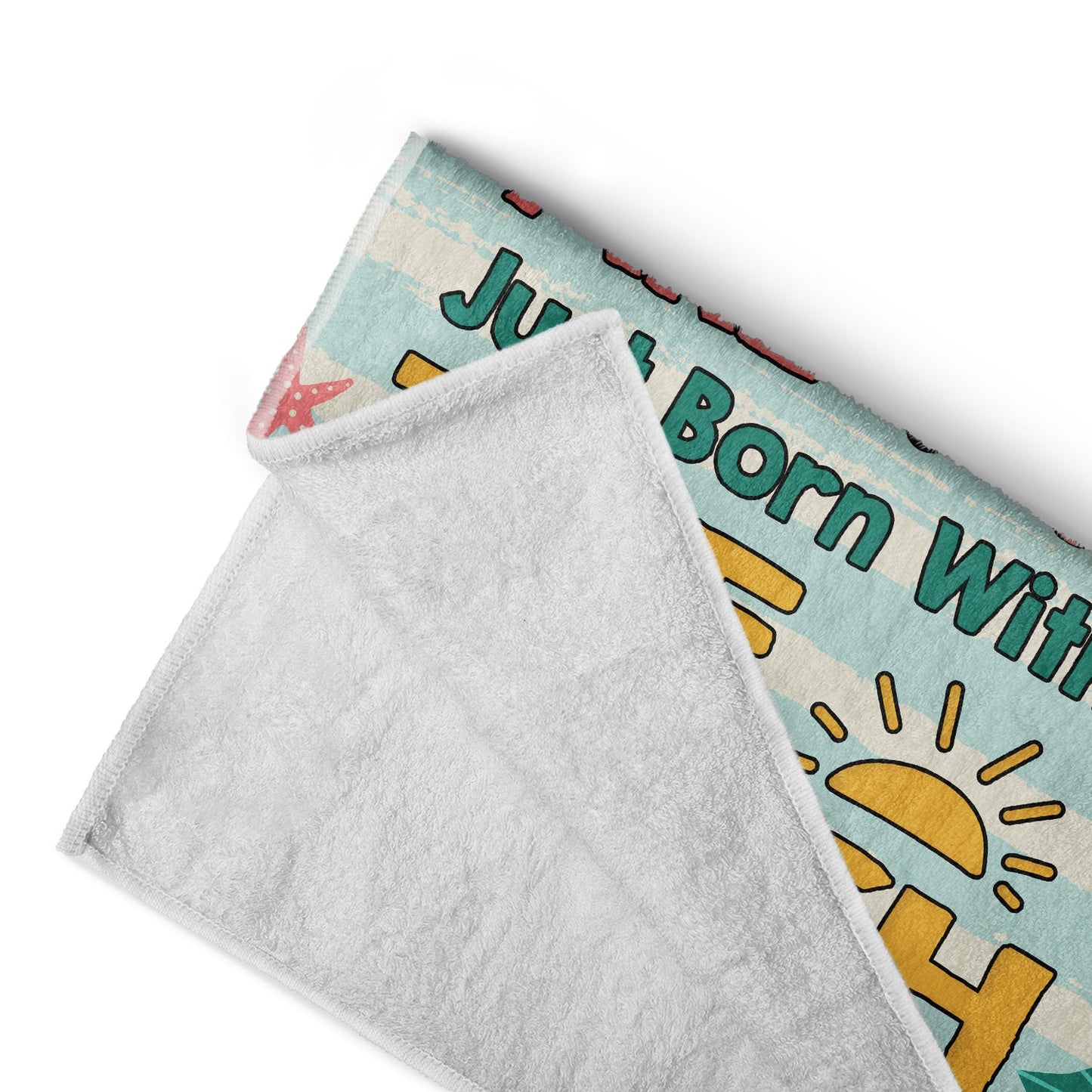 Star Map The Beach In Their Souls - Gift For Beach Lovers - Personalized Beach Towel