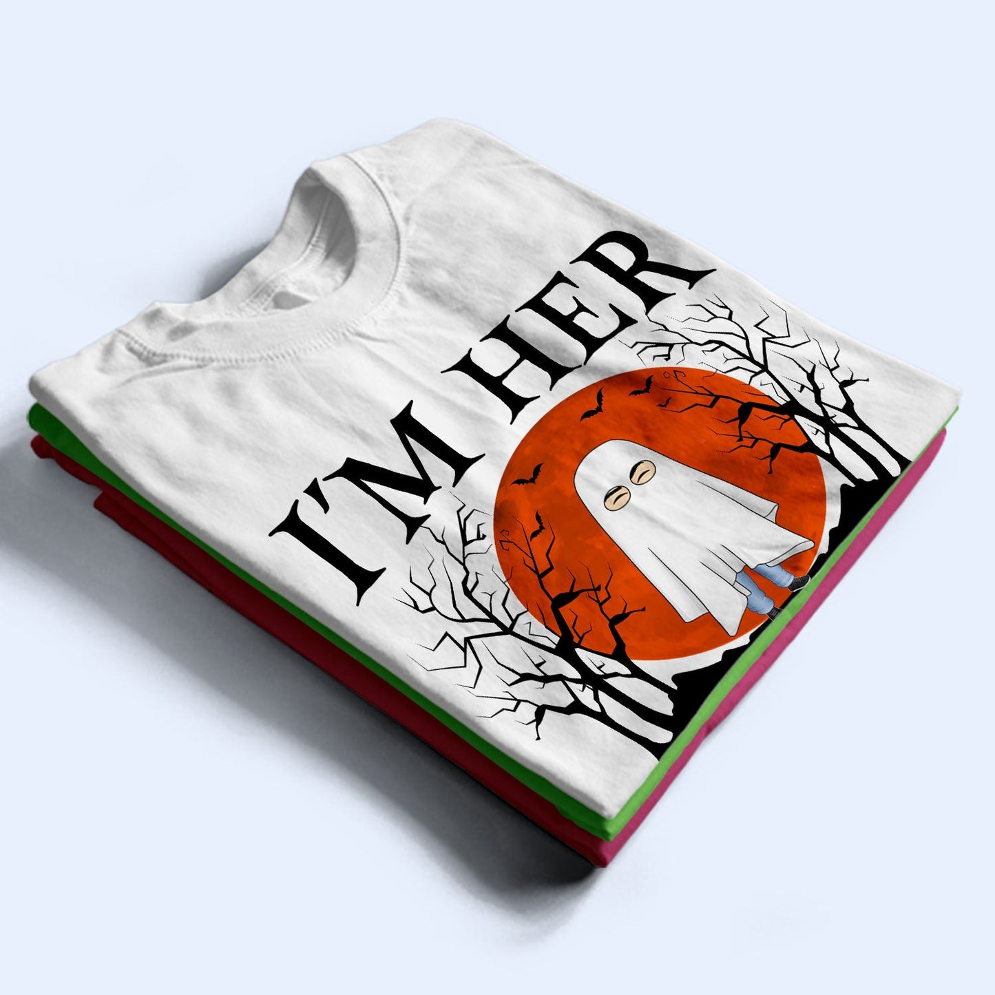 Her Boo His Witch - Gift For Couples - Personalized T Shirt