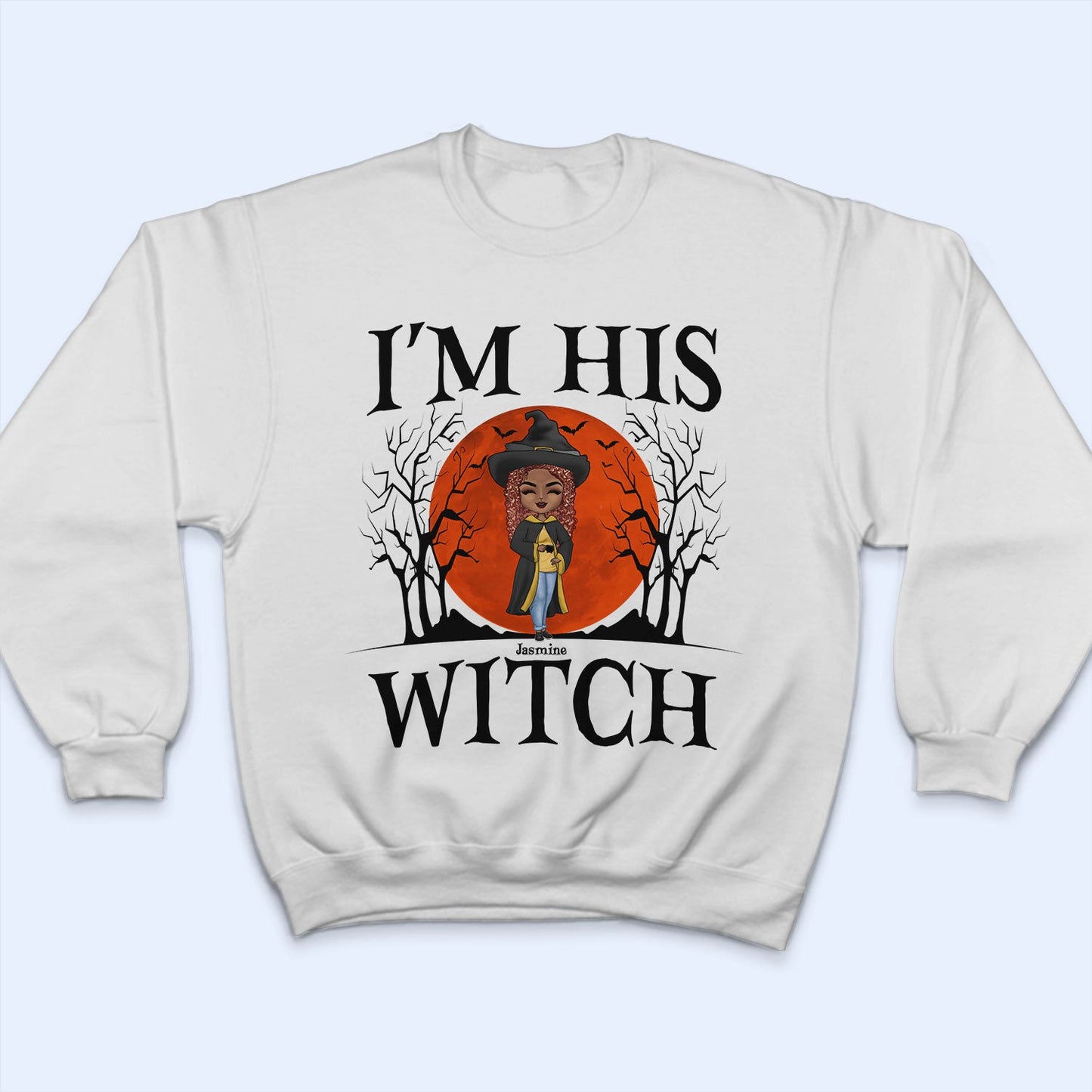 Her Boo His Witch - Gift For Couples - Personalized T Shirt