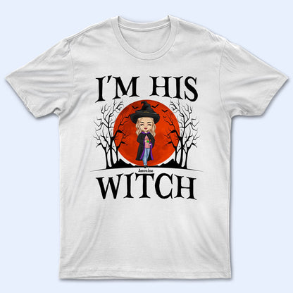 Her Boo His Witch - Gift For Couples - Personalized T Shirt