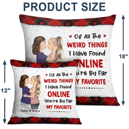 Couple You Are My Favorite By Far - Gift For Couples - Personalized Pillow