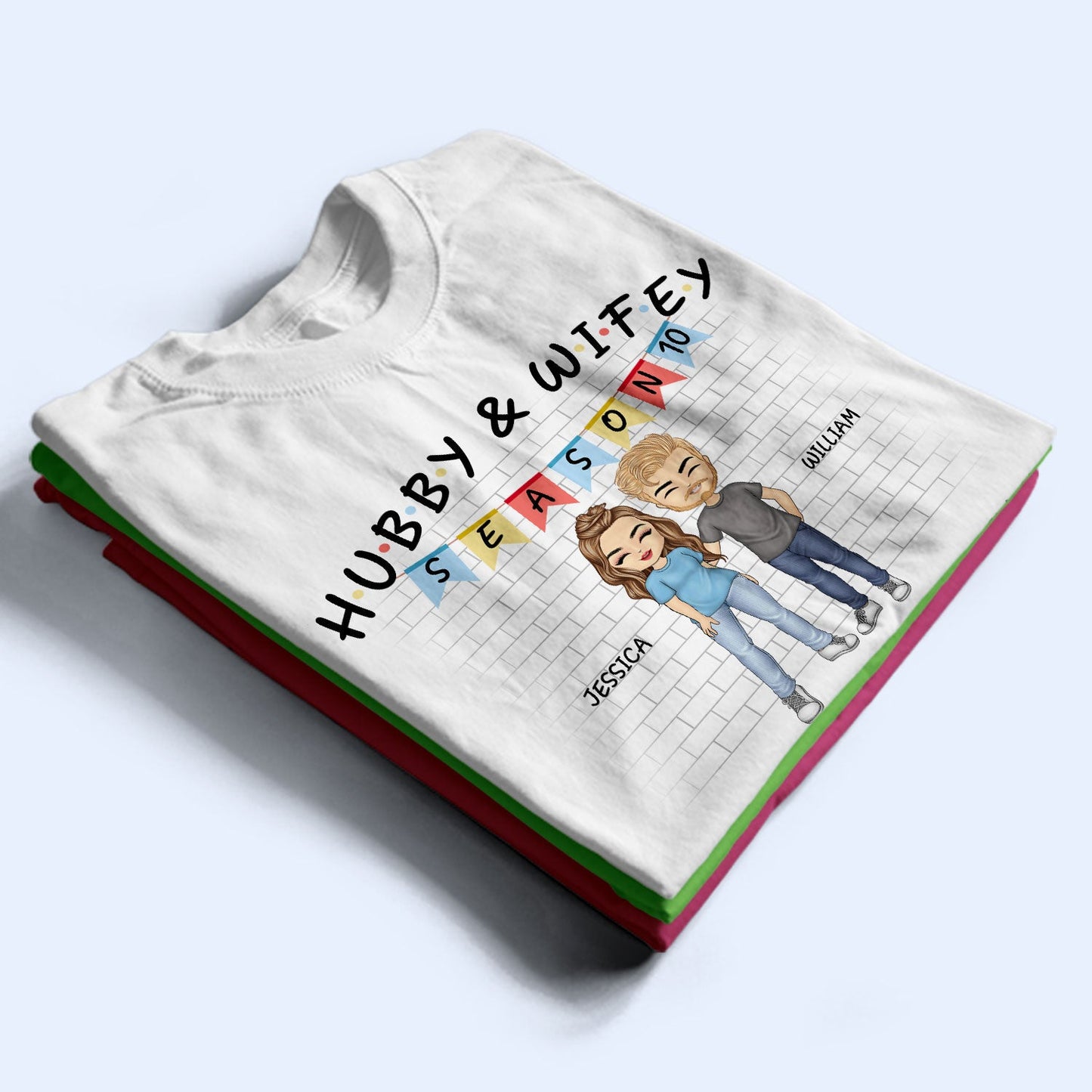 Season Hubby & Wifey - Gift For Couples - Personalized T Shirt
