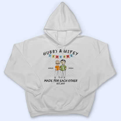 Season Hubby & Wifey - Gift For Couples - Personalized T Shirt