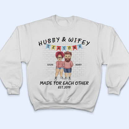 Season Hubby & Wifey - Gift For Couples - Personalized T Shirt