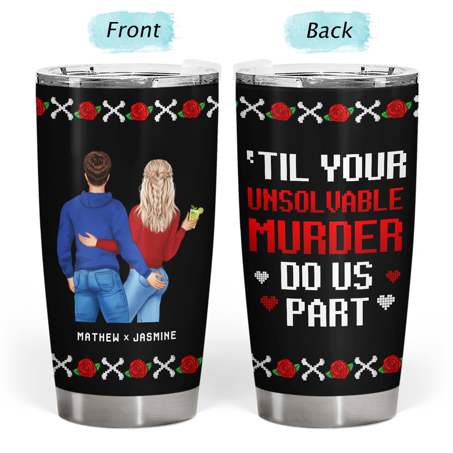 Do Us Part - Gift For Couples - Personalized Tumbler