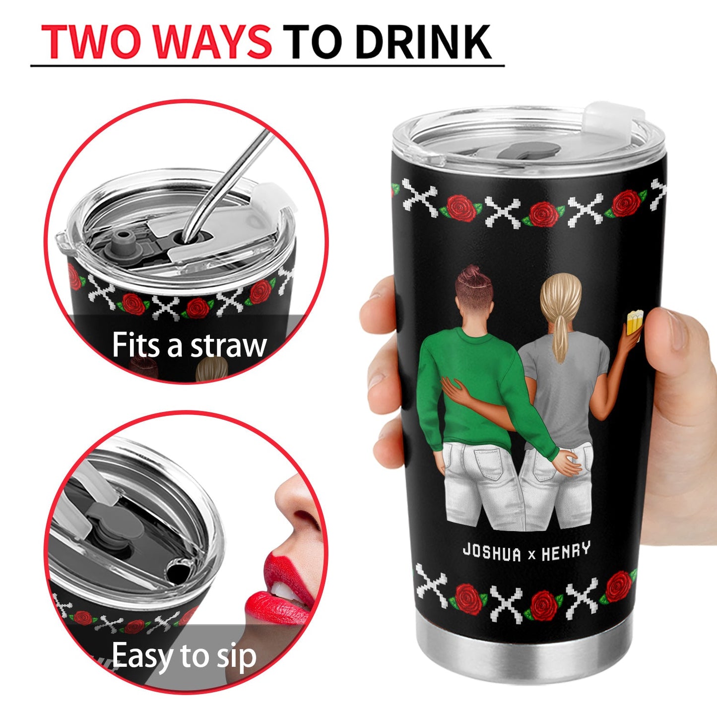 Do Us Part - Gift For Couples - Personalized Tumbler