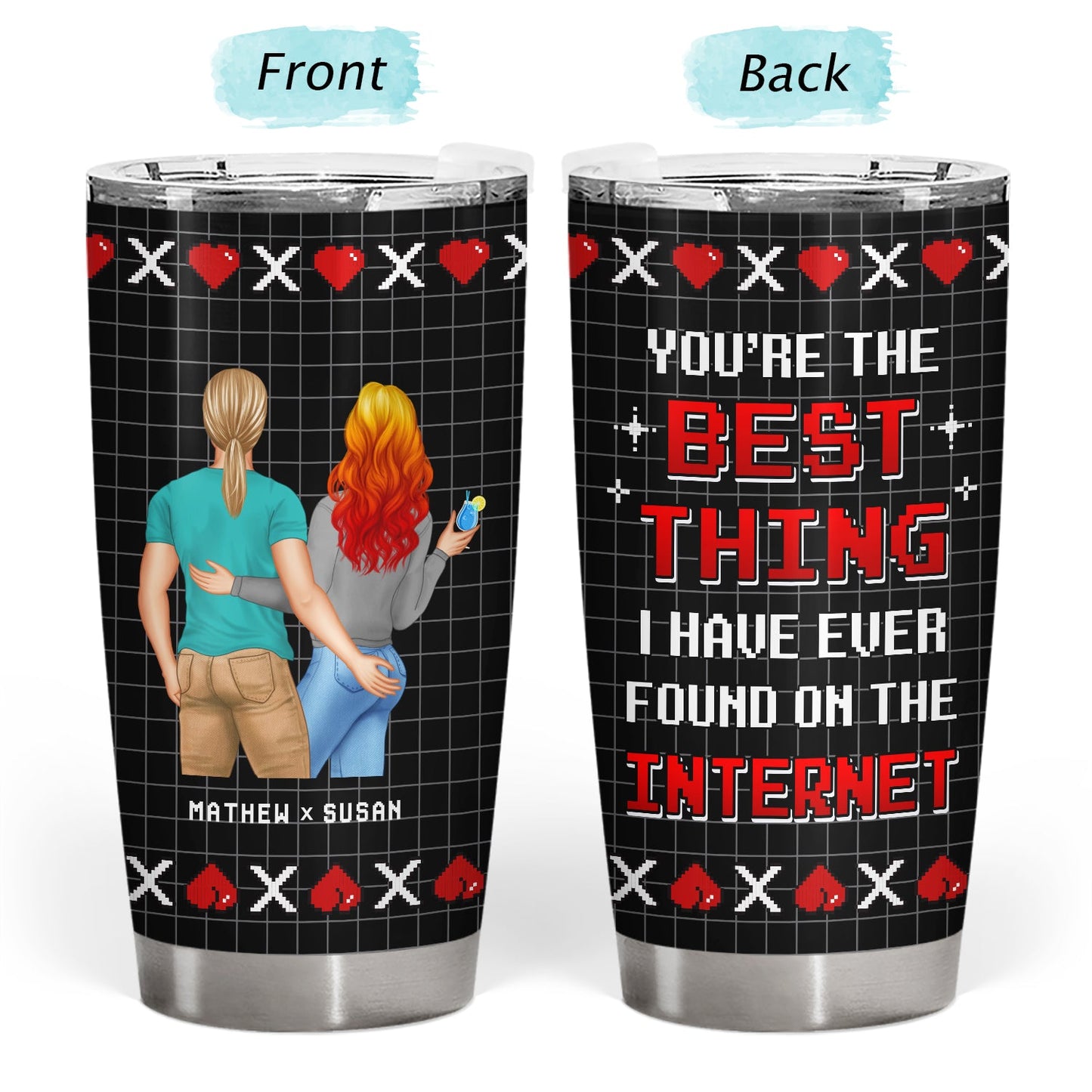 Complete Stranger - Gift For Couples - Personalized Tumbler