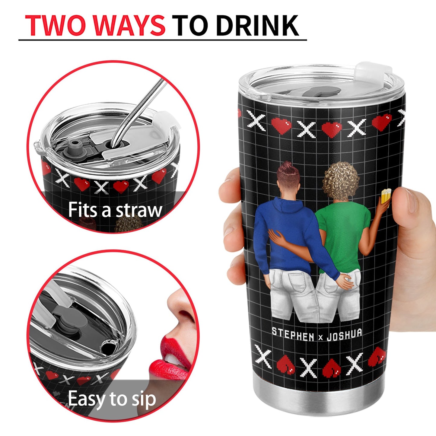 Complete Stranger - Gift For Couples - Personalized Tumbler