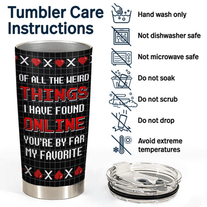 Complete Stranger - Gift For Couples - Personalized Tumbler